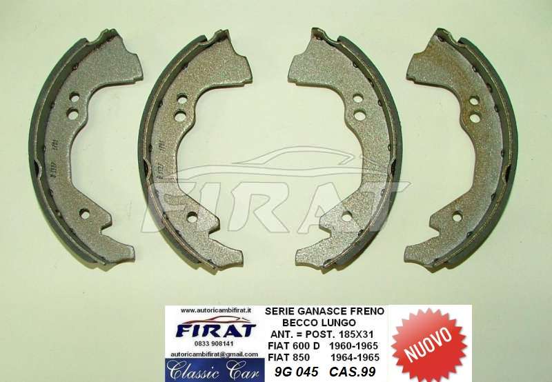 GANASCE FRENO FIAT 600 - 850 (045)